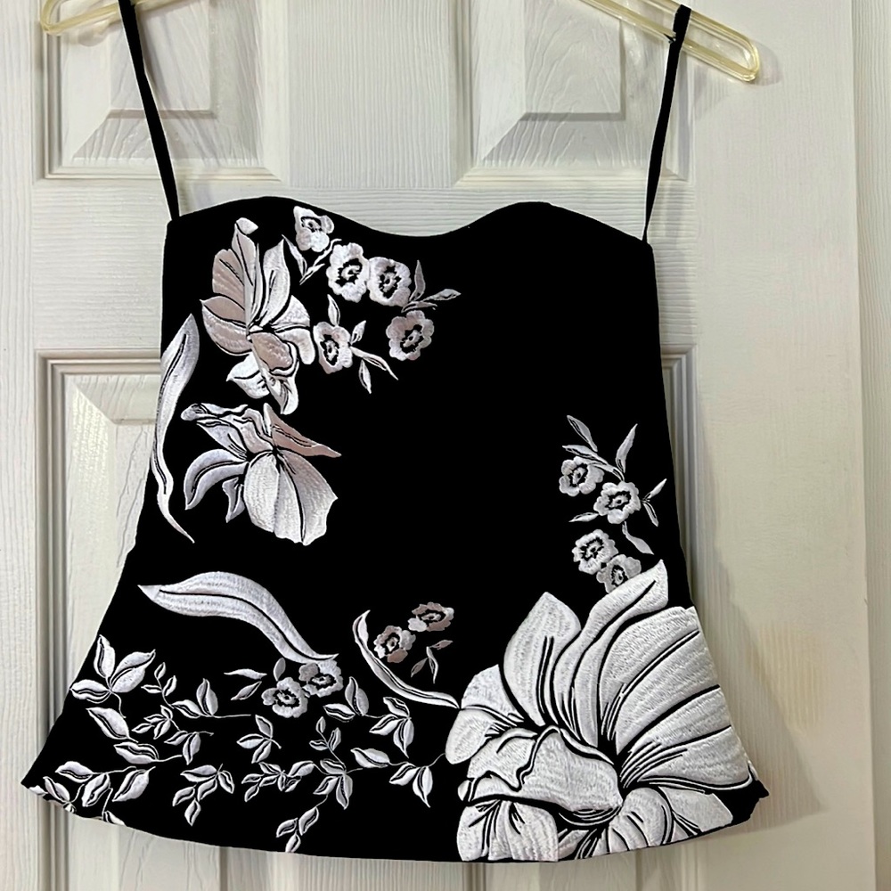 WHBM corset bandeau top size 0